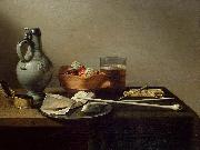 Pieter Claesz Tobacco Pipes and a Brazier Spain oil painting artist